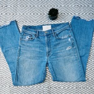 MOTHER Superior The Insider Ankle Chew in Destroyed Bills